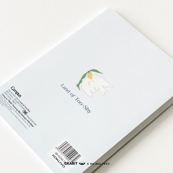 Vở A5 grid 96 trang Bird - Crabit x Kokuyo - Land of Too-Shy
