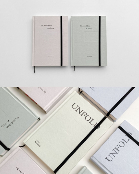 Sổ lịch kế hoạch Planner 2026 14 tháng A5 Crabit The Unfold - Be