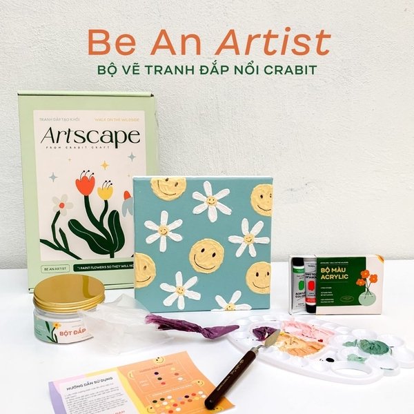 Bộ tranh đắp màu nổi - Walk on the wildside