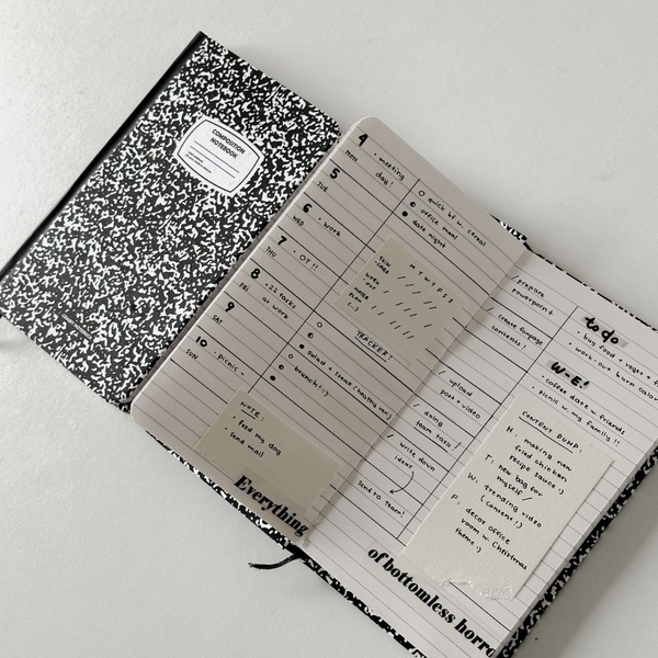 Sổ kẻ ngang handy 140 trang 130gsm Crabit Composition Collection