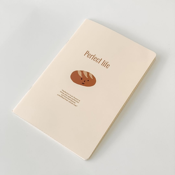 Vở grid 120 trang - Perfect Life Bánh mỳ trắng