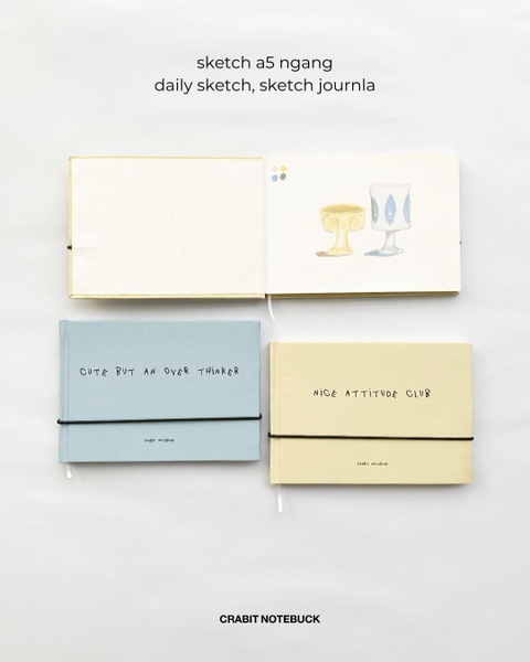 Sổ vẽ Sketchbook 190gsm A5 A Few Notes - Nice Attitude Club