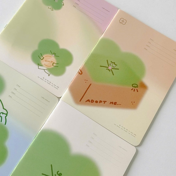 Vở 4 ô ly 52 trang 100gsm Hên - Adopt Hên