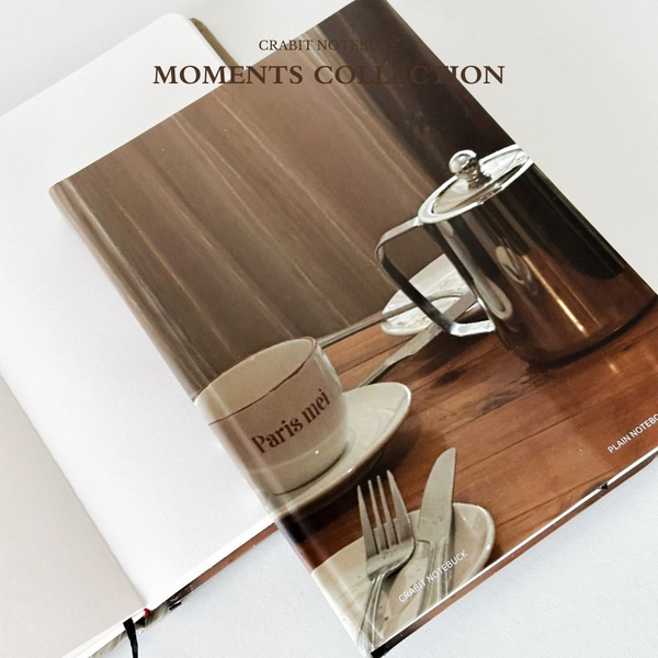 Sổ tay A5 trơn130gsm Moment Collection - Coffee Talk