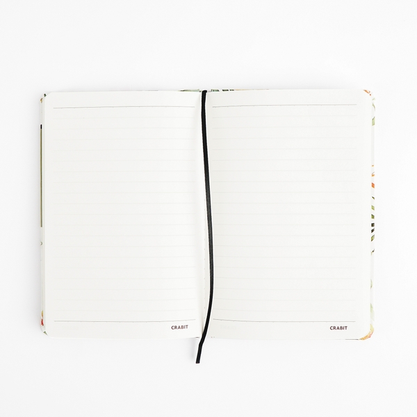 Sổ tay Tropical lá dứa trắng - kẻ ngang