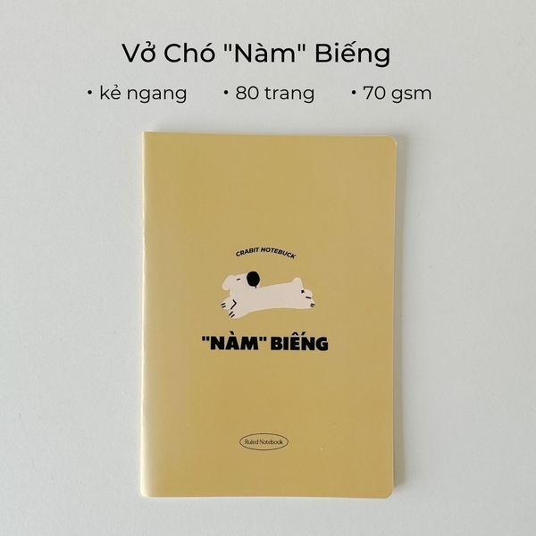 Vở kẻ ngang 80 trang "Nàm" Biếng