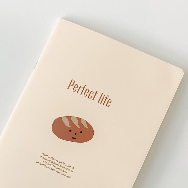 Vở grid 120 trang - Perfect Life Bánh mỳ trắng
