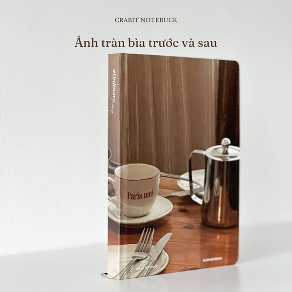 Sổ tay A5 trơn130gsm Moment Collection - Coffee Talk