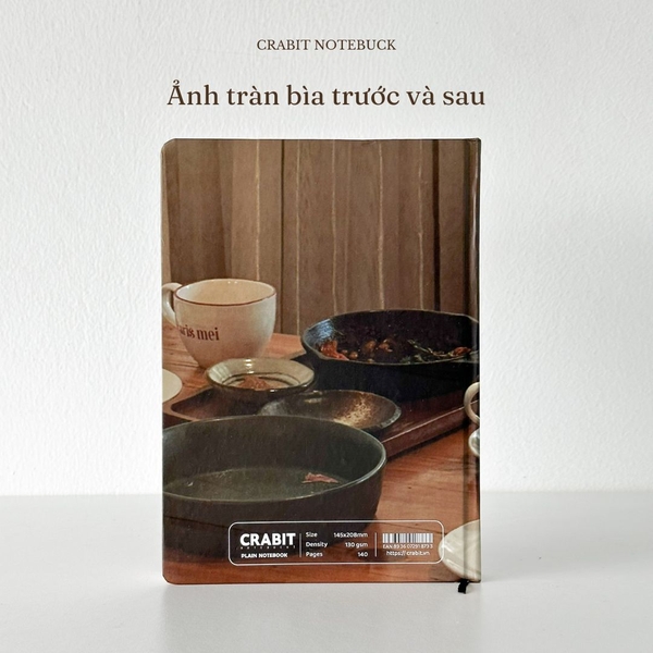 Sổ tay A5 trơn130gsm Moment Collection - Coffee Talk