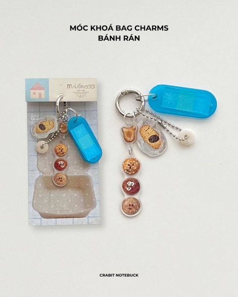 Móc khoá acrylic bag charm tag Miếng