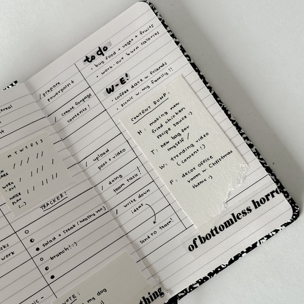 Sổ kẻ ngang handy 140 trang 130gsm Crabit Composition Collection