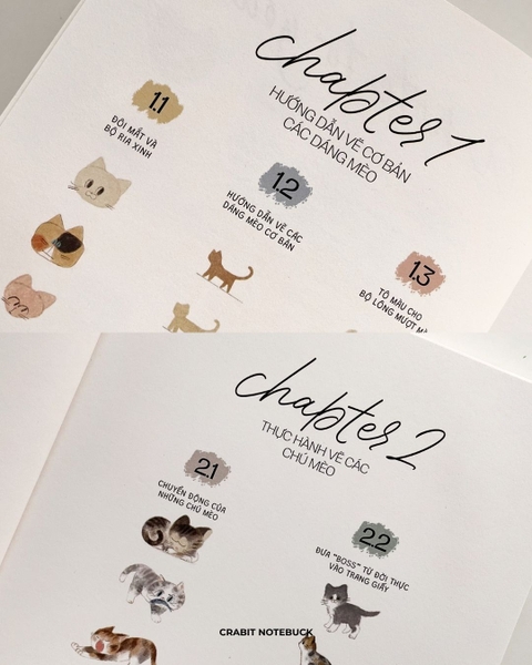 Sổ dạy vẽ A Line At A Time - Cat Lovers