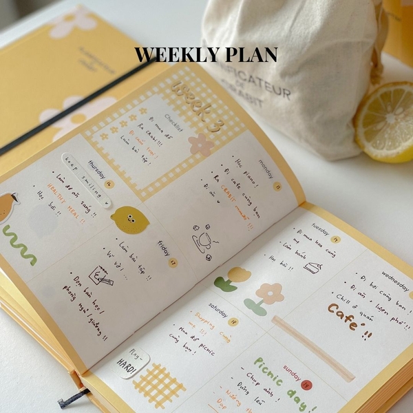Sổ lịch Planner 2022 Special Edition - Yellow