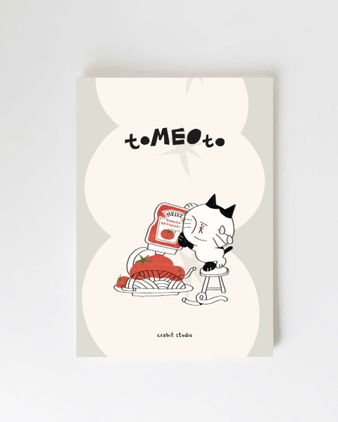 Vở kẻ ngang 100 trang 80gsm Tomeoto Ketchup
