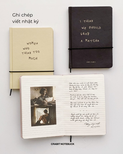 Sổ tay A5 kẻ ngang 130gsm 110 trang A Few Notes - We Should Grab A Matcha