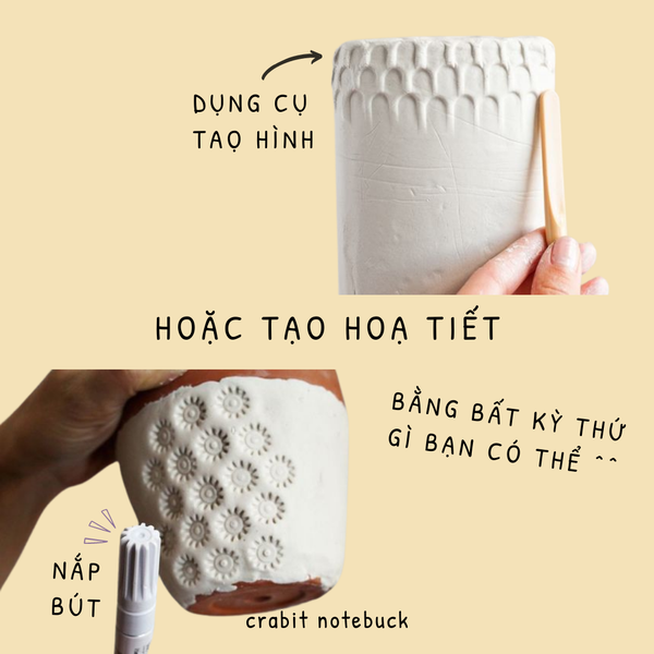500g Đất sét tự khô - Crabit Air Dry Clay
