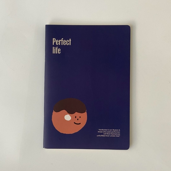 Vở kẻ ngang 120 trang - Perect Life Donut Xanh biển