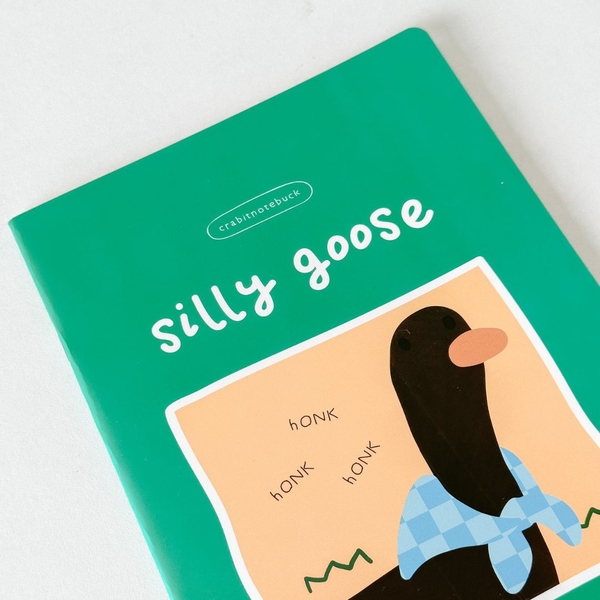 Vở kẻ ngang 80 trang Silly Goose Ngỗng Xanh