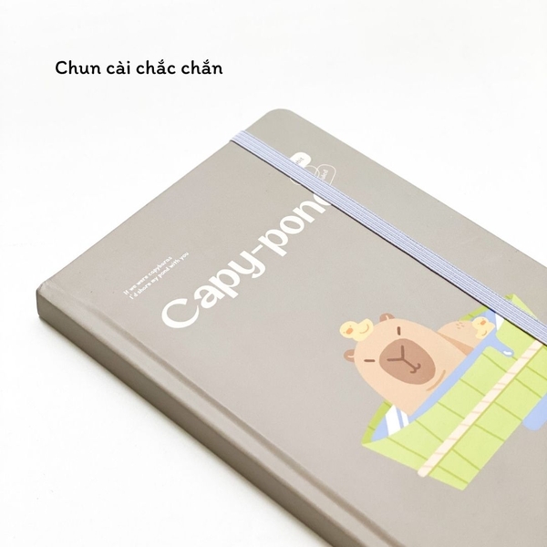 Sổ kẻ ngang bỏ túi Crabit Capybara Life Collection - Capy-pond