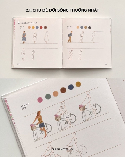 Sổ dạy vẽ A Line At A Time - Little People