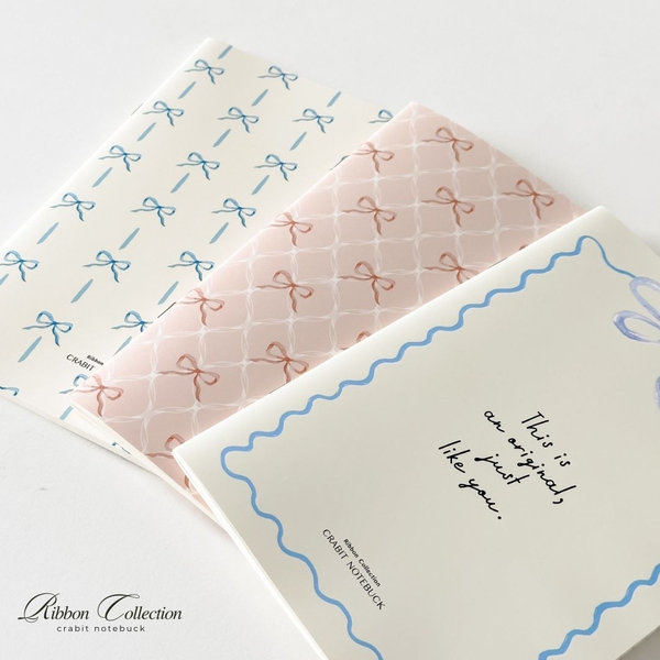 Combo 3 Vở kẻ ngang 120 trang Ribbon Collection