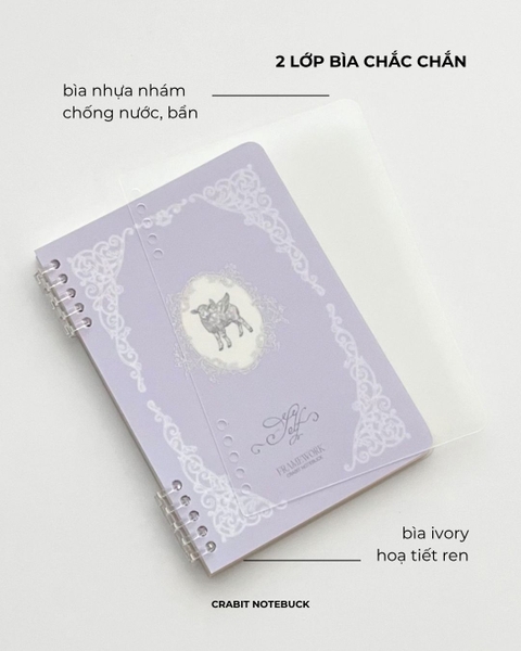Sổ còng 2 đầu A5 120 trang 100gsm Ren Framework