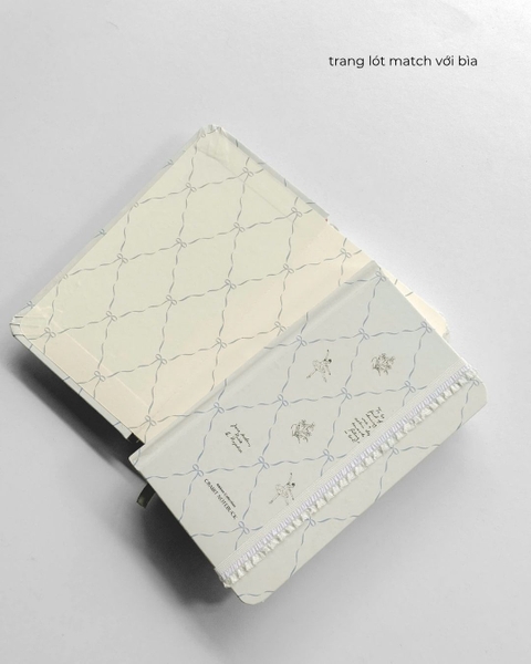 Sổ tay scrapbook handy kẻ ngang 130gsm The Reverie Diary - Ballet Trắng
