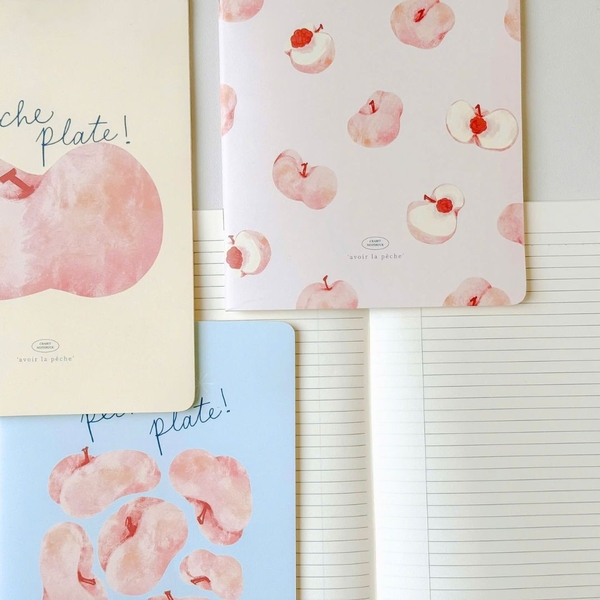 Vở kẻ ngang 80 trang - Peach Pocket - Đào hồng