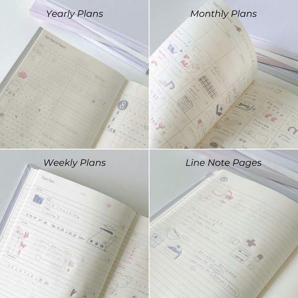 Sổ lịch Planner 2025 - Size B5 - 6 Months