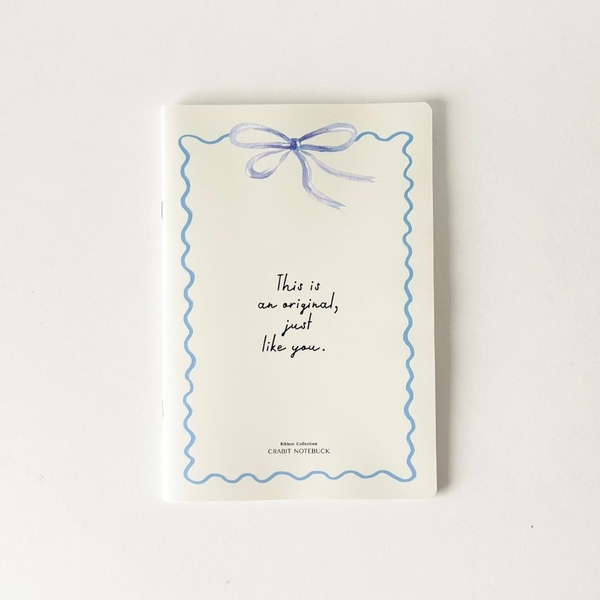 Vở kẻ ngang 120 trang Ribbon Collection - Nơ Xanh To