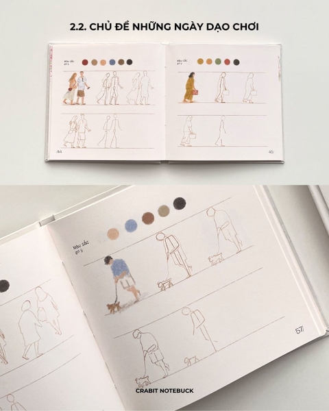 Sổ dạy vẽ A Line At A Time - Little People