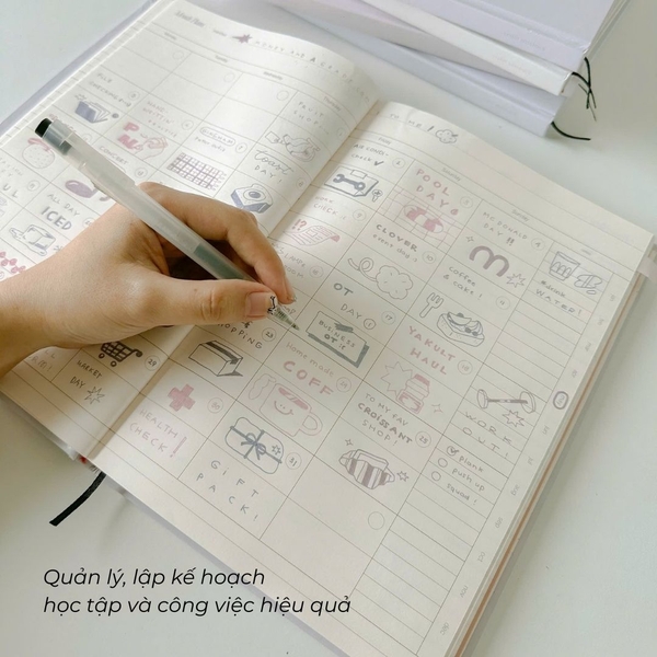 Sổ lịch Planner 2025 - Size B5 - 6 Months