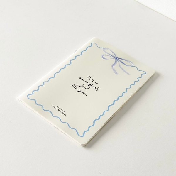 Vở kẻ ngang 120 trang Ribbon Collection - Nơ Xanh To