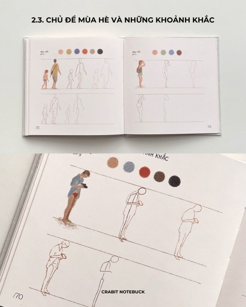 Sổ dạy vẽ A Line At A Time - Little People