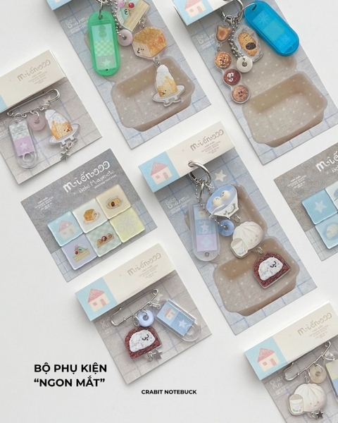 Móc khoá acrylic bag charm tag Miếng