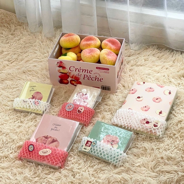 Vở kẻ ngang 80 trang - Peach Pocket - Đào hồng