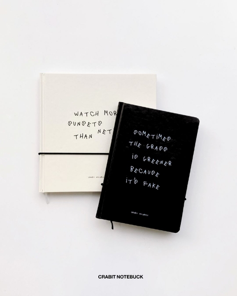 Sổ vẽ Sketchbook 190gsm Vuông A Few Notes - Watch More Sunset Than Netflix