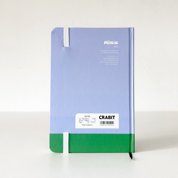 Sổ tay bỏ túi Dot The Furry Friends Crabit x SGT - Cu Lỳ