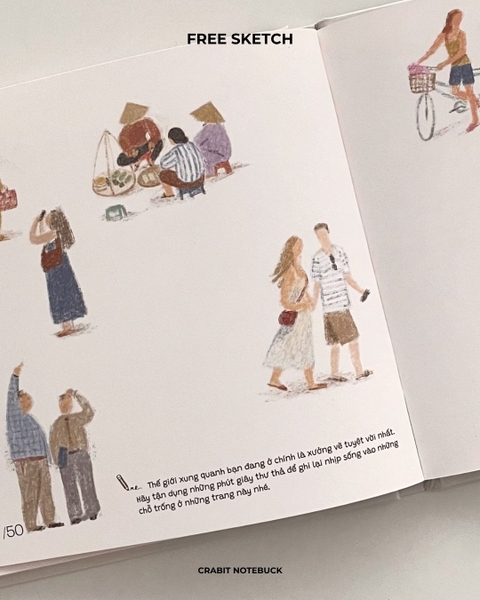 Sổ dạy vẽ A Line At A Time - Little People