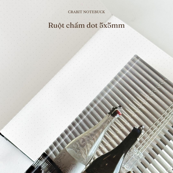 Sổ tay A5 chấm dot 130gsm Moment Collection - Chill Vibe