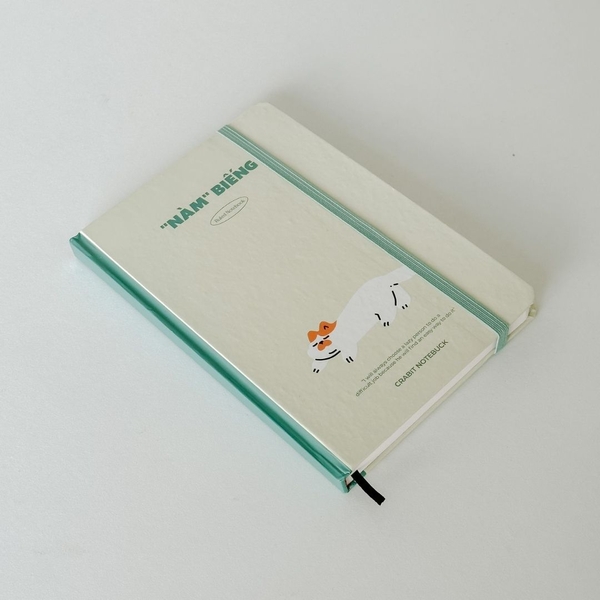 Sổ kẻ ngang 120 trang 100gsm - "Nàm" Biếng Mèo trắng