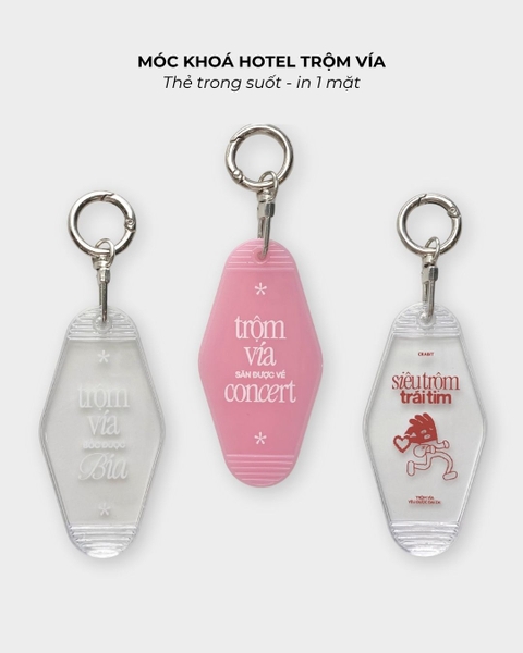 Móc khoá Trộm vía Hotel Keychain