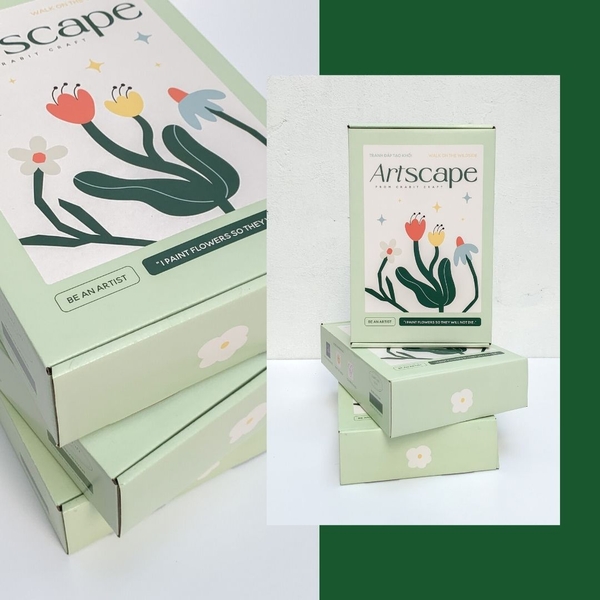 Bộ tranh đắp màu nổi - Walk on the wildside