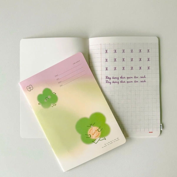 Vở 4 ô ly 52 trang 100gsm Hên - Hên đồng xu