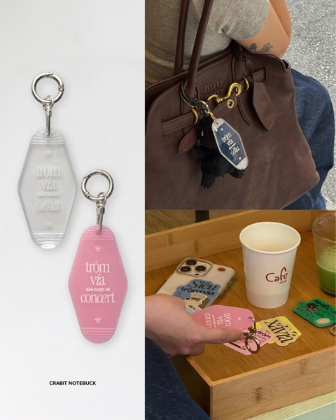 Móc khoá Trộm vía Hotel Keychain