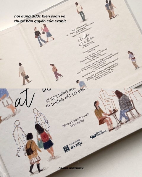 Sổ dạy vẽ A Line At A Time - Little People