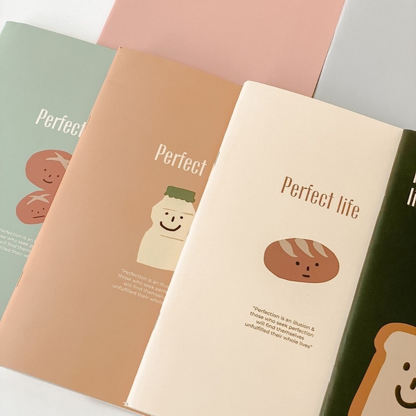 Vở grid 120 trang - Perfect Life Nấm xanh