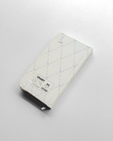 Sổ tay scrapbook handy kẻ ngang 130gsm The Reverie Diary - Ballet Trắng