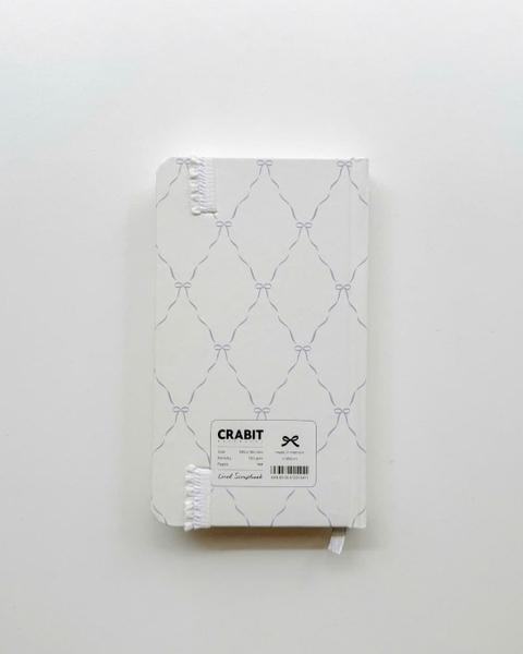 Sổ tay scrapbook handy kẻ ngang 130gsm The Reverie Diary - Ballet Trắng