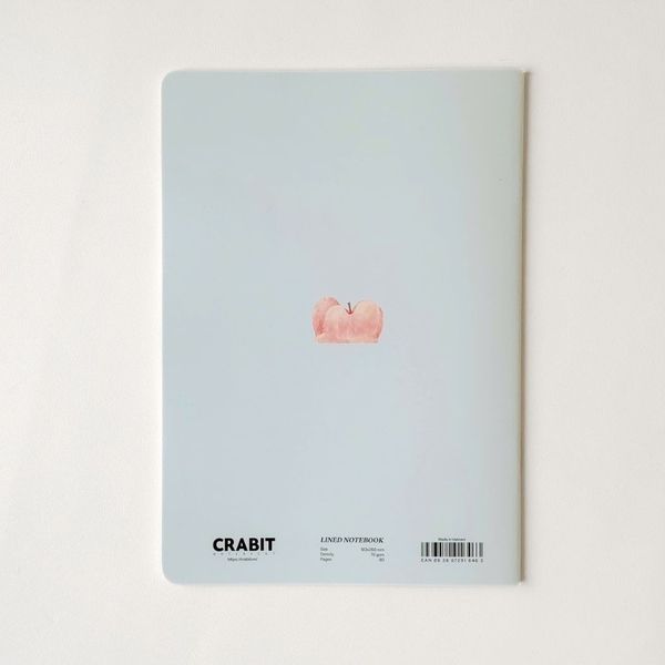 Vở kẻ ngang 80 trang - Peach Pocket - Đào xanh